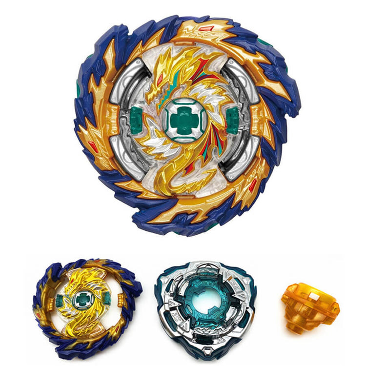 Mirage Fafnir Nothing 2S is a Stamina Type Beyblade released as part of the Burst System as well as the Superking Layer System. It was released as a Booster in Japan on May 30th. It is the evolution of Geist Fafnir 8&