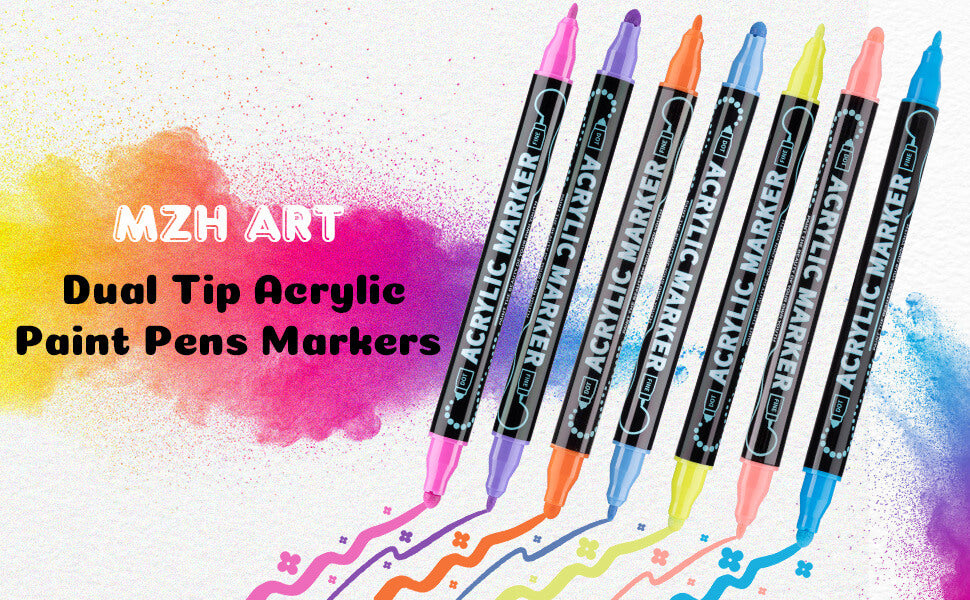 B-E-Y Pro-Grade Dual-Tip Water Markers