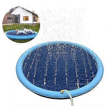 Play Cooling Pet Sprinkler Mat Swimming Pool Outdoor Inflatable Water Spray Pad