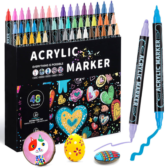 B-E-Y Pro-Grade Dual-Tip Water Markers