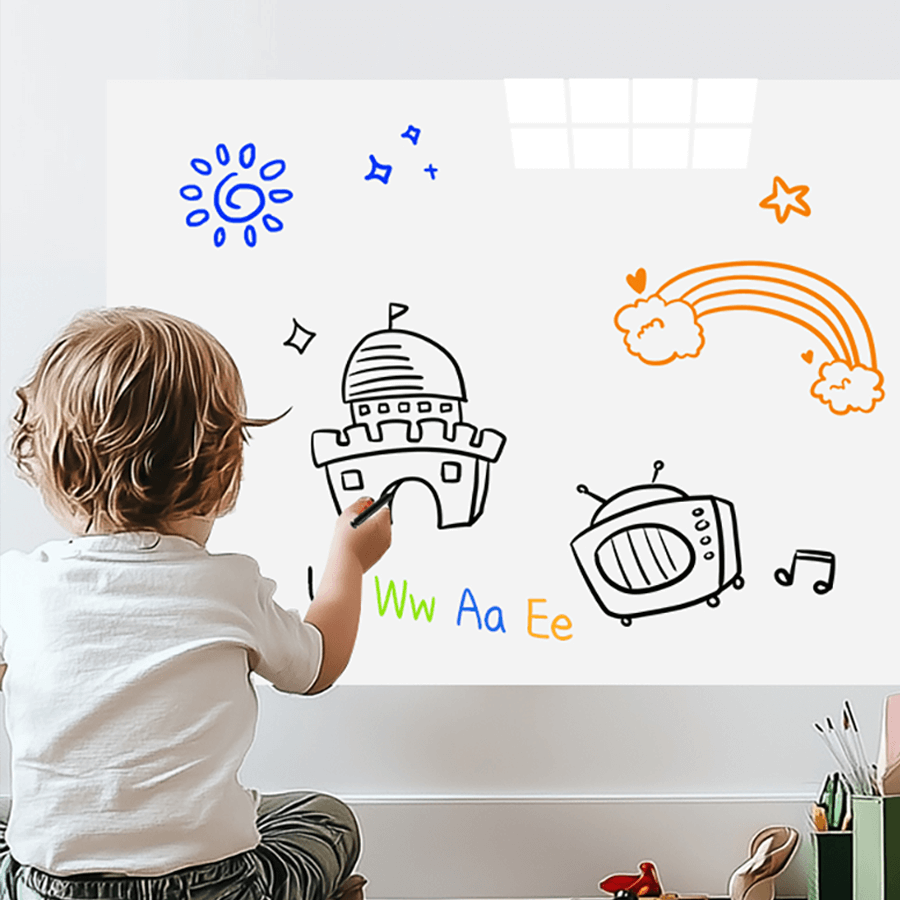 MagicGrip™ Static Cling Whiteboard Roll Small set