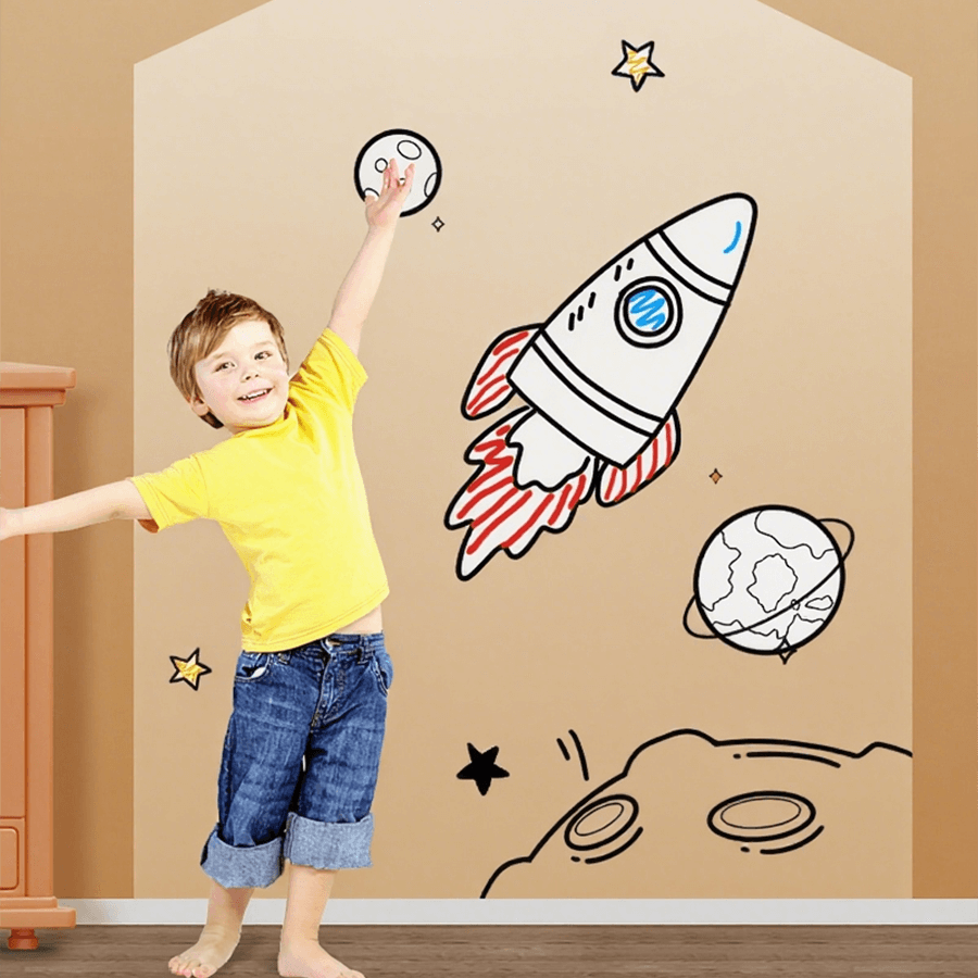 MagicGrip™ Mega Static Whiteboard Wall Paper Large set