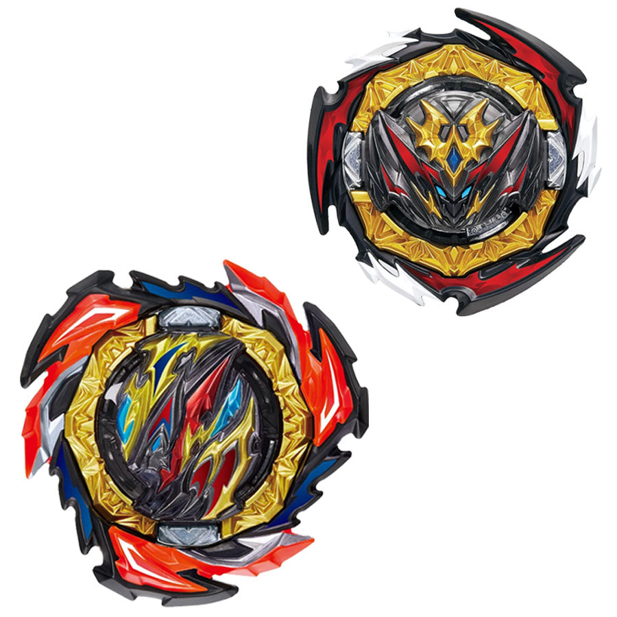 Beyblade Burst Ultimate Layer Series Set 2pcs with Golden Beyblade Toys B-180 Dynamite Belial Nexus Venture-2  B-191 Dangerous Belial Almight-2